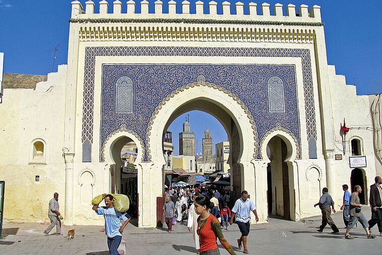 Stadtor Bab Boujeloud in Fes