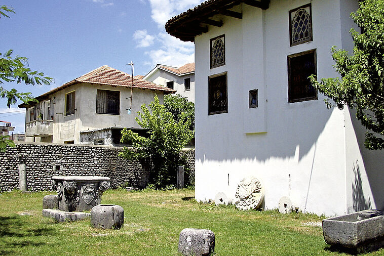 Häuser in Shkoder, Albanien