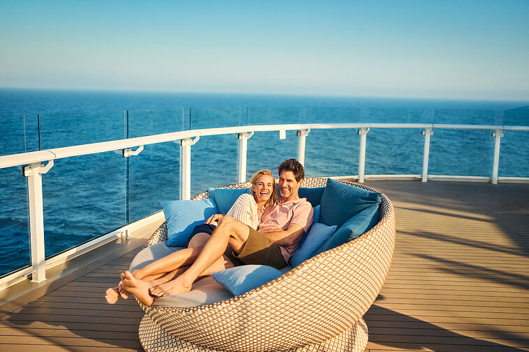 Daybed Mein Schiff Flow auf Außendeck
