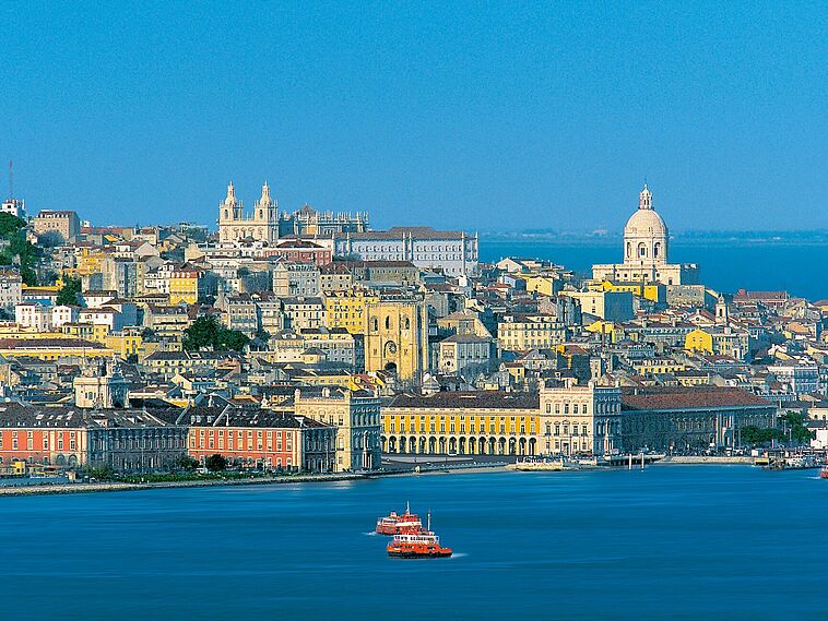Blick auf die Stadt Lissabon 