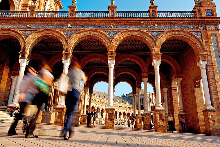 Platz in Sevilla