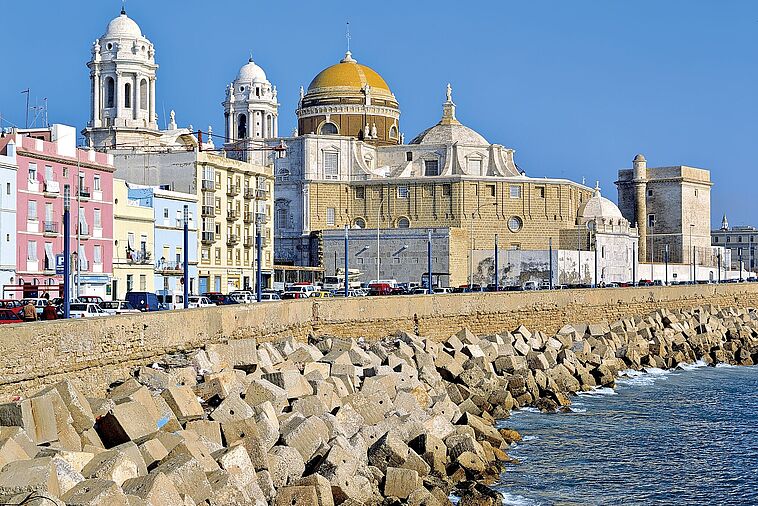 Blick auf Cadiz
