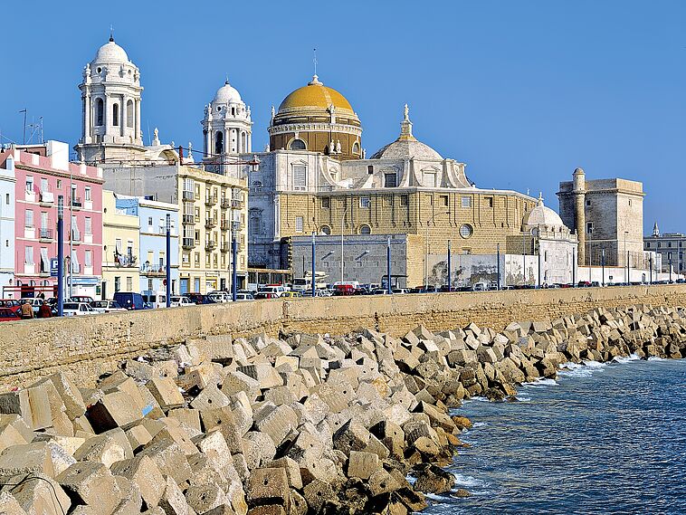 Blick auf Cadiz