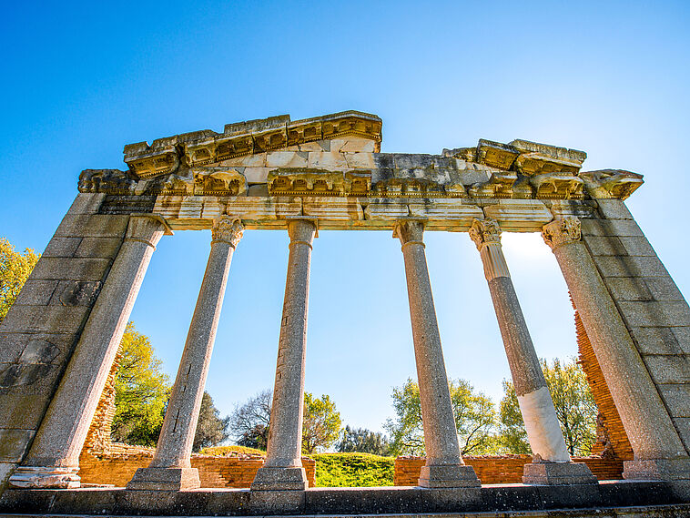 Tempelruinen in Apollonia
